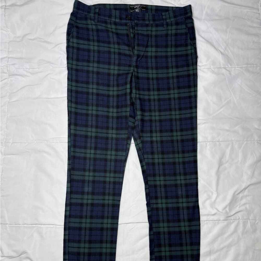 MENS PLAID SIZE 32 DRESS PANTS